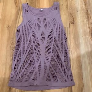 Purple 90 degree seamless tank